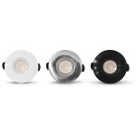 Foco Downlight LED Redondo Ø90mm 7w CCT y acabado Selecionable IP65